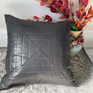 100 percent Genuine leather hand made cushions
